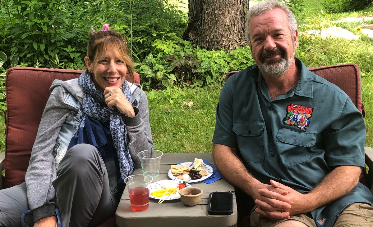 Writer Rebecca Land and John Kuzmech