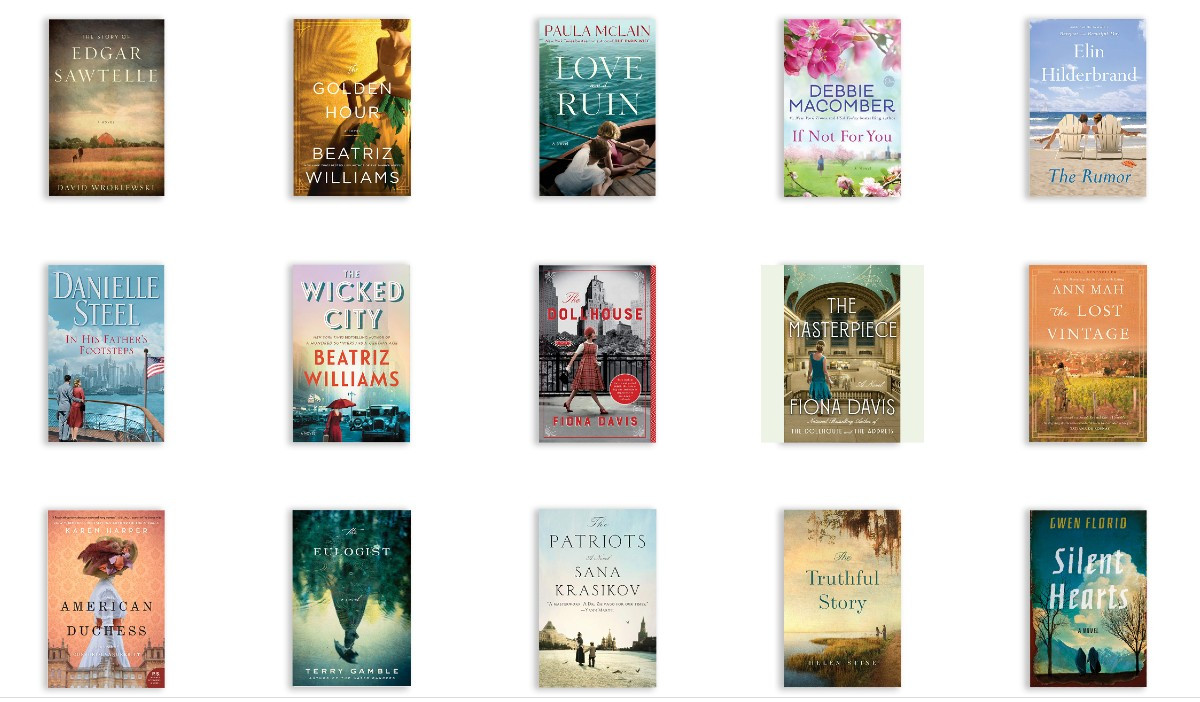 A selection of Lill's book cover art A selection of Lill's book cover art