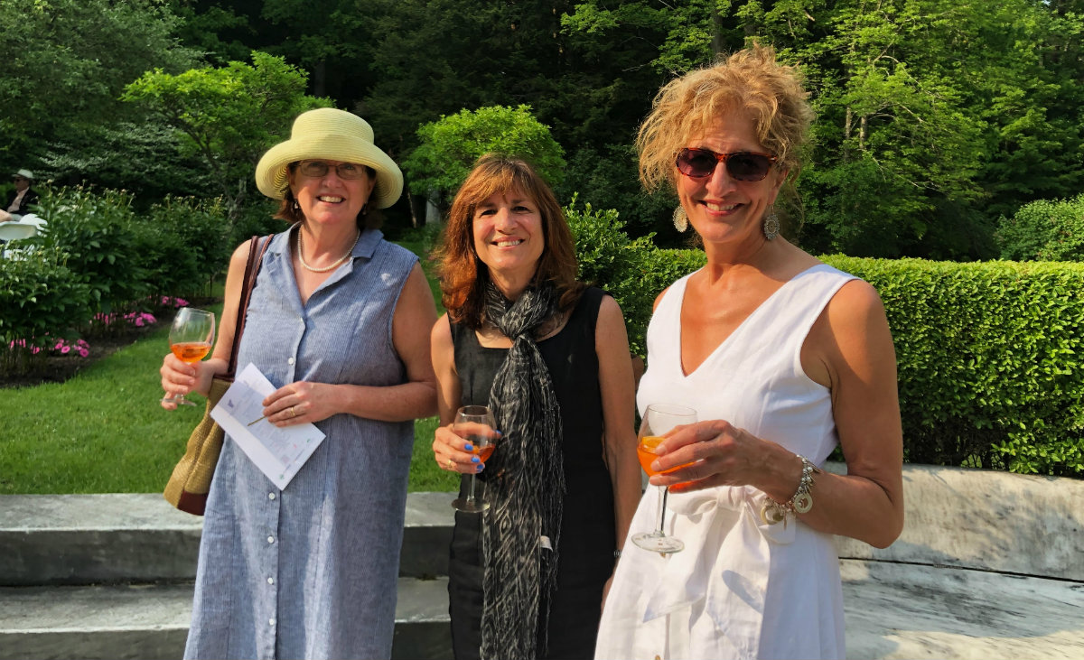 Lauren Smith with Pam Sandler, architect, and Rae McGann.