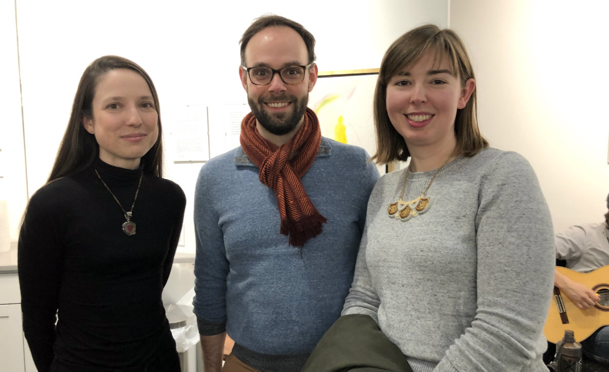 Mary Bazchchuk, Jake Heggelke and Sarah Haze, a potter and illustrator in Chatham Mary Bazchchuk, Jake Heggelke and Sarah Haze, a potter and illustrator in Chatham