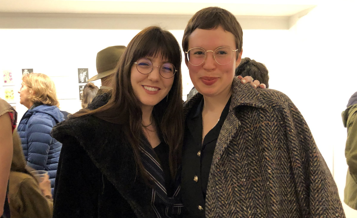 Exhibiting artists Cat Willett and Maude White Exhibiting artists Cat Willett and Maude White