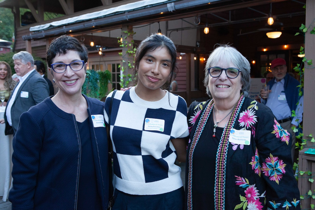 Diane Wortis, director of development, Mahaiwe Performing Arts Center; Deisy Escobar, LitNet’s first-gen college coordinator; and Karen Richards, Playbill advertising and special projects, Mahaiwe Performing Arts Center Diane Wortis, director of development, Mahaiwe Performing Arts Center; Deisy Escobar, LitNet’s first-gen college coordinator; and Karen Richards, Playbill advertising and special projects, Mahaiwe Performing Arts Center