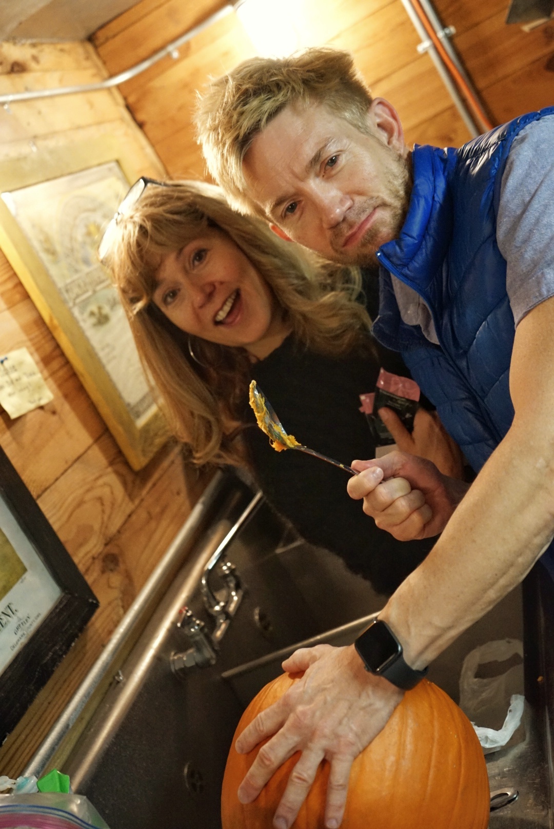 Co-producers Elizabeth Aspenlieder and Michael Burnet (photo by&nbsp;Emilija Baksys)