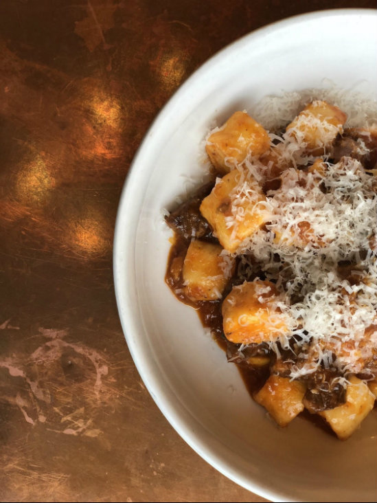 Lolita's ricotta gnocchi with short ribs