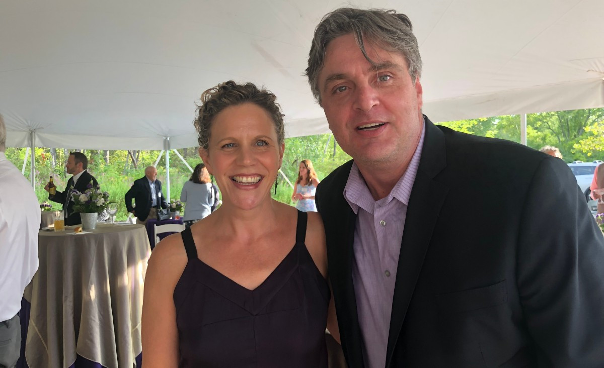 Berkshire South Executive Director Jenise Lucey with Oskar Halig of Only in My Dreams event planning and management Berkshire South Executive Director Jenise Lucey with Oskar Halig of Only in My Dreams event planning and management