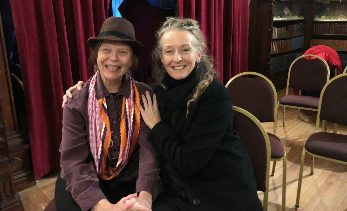 Janice Kittner and Mae Hedges, an actor