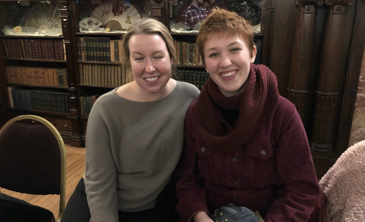 Zo&euml;&nbsp;Kustritz and Nora Rickey