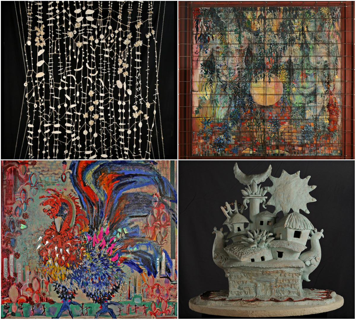 From "The Singing Bowl," clockwise from top left:&nbsp; Sierra Leone, Iraq, Nepal, France