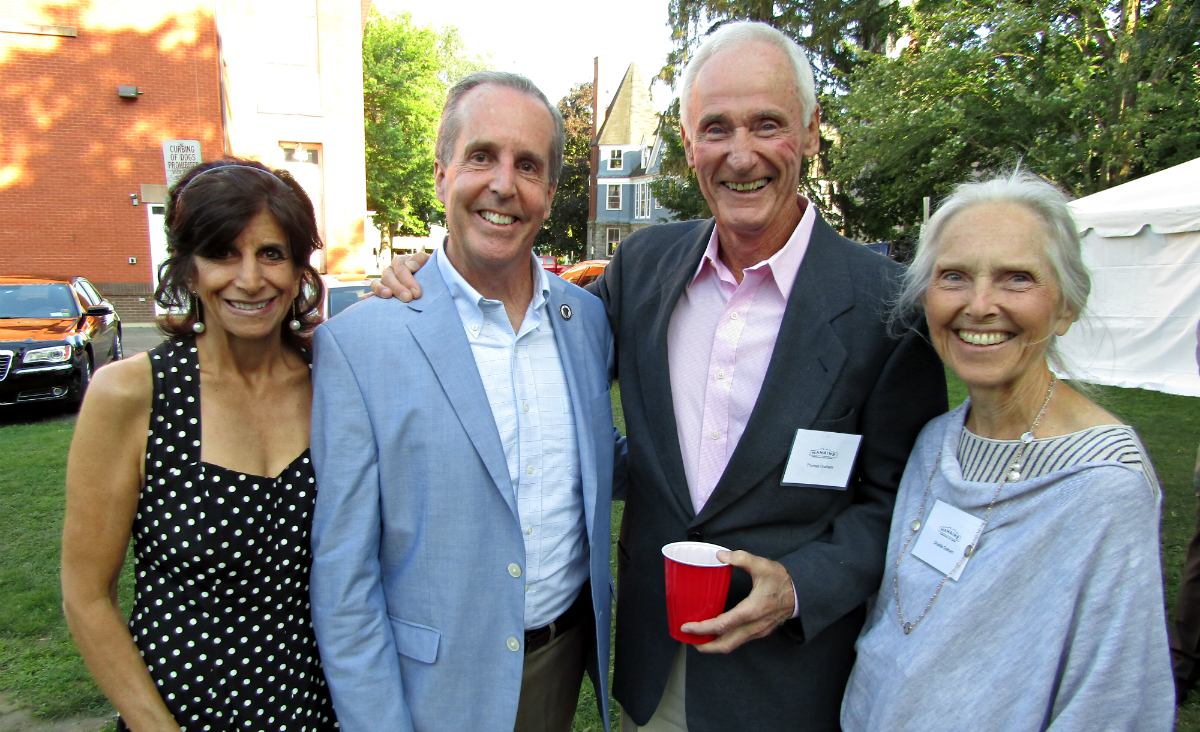 Allyce Najimy, Mass. State Representative Smitty Pignatelli, and Thomas and Drusilla Graham