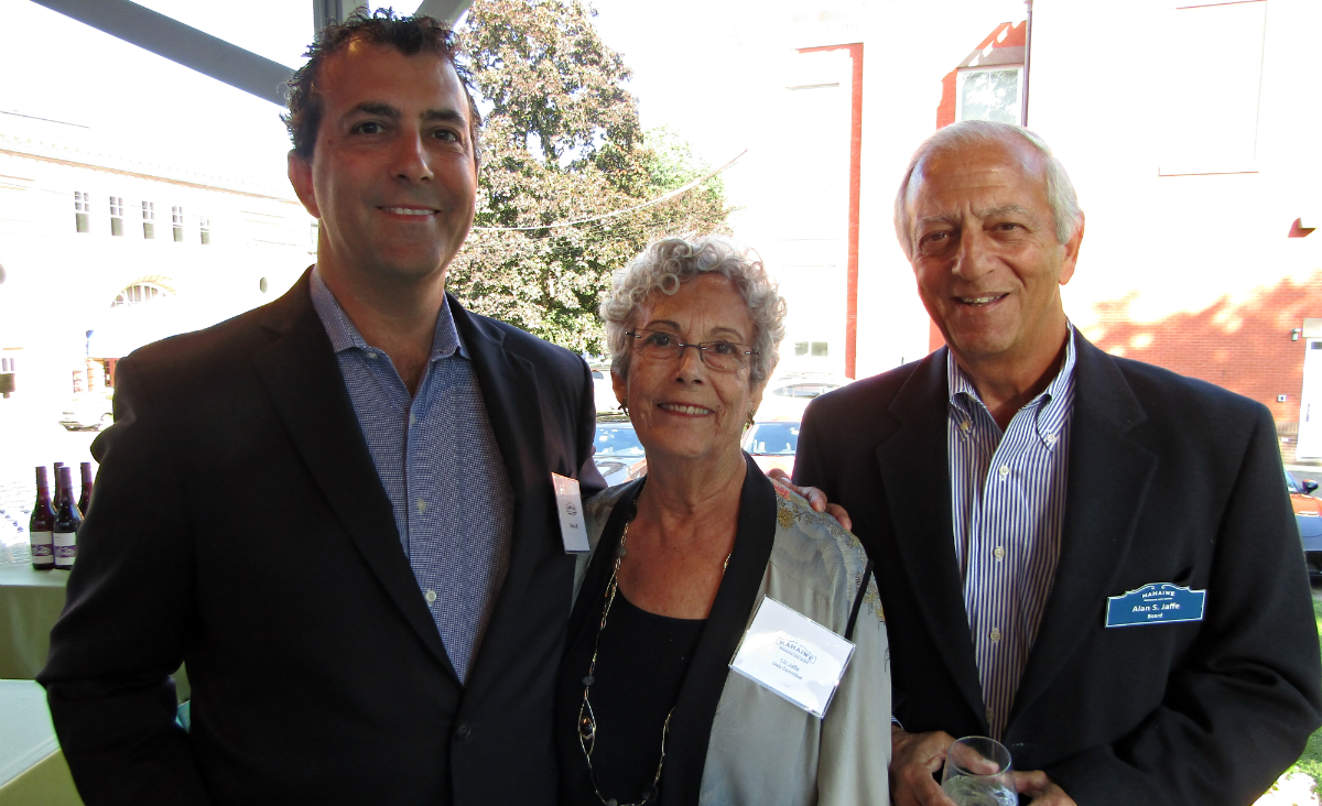 Richard Jaffe, gala committee member Liz Jaffe, and Mahaiwe board vice chair Alan Jaffe