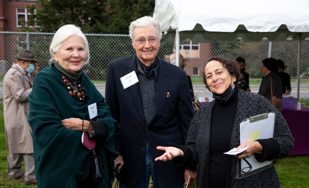 Kathleen and Neil Chrisman with event planner extraordinaire&nbsp;Amy Rudnick&nbsp;