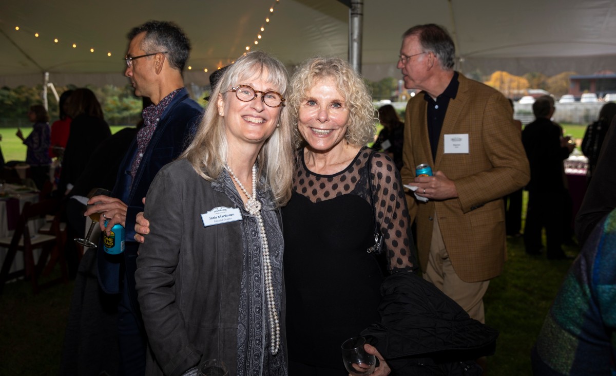 Mahaiwe Executive Director Janis Martinson and&nbsp;Beverly Hyman