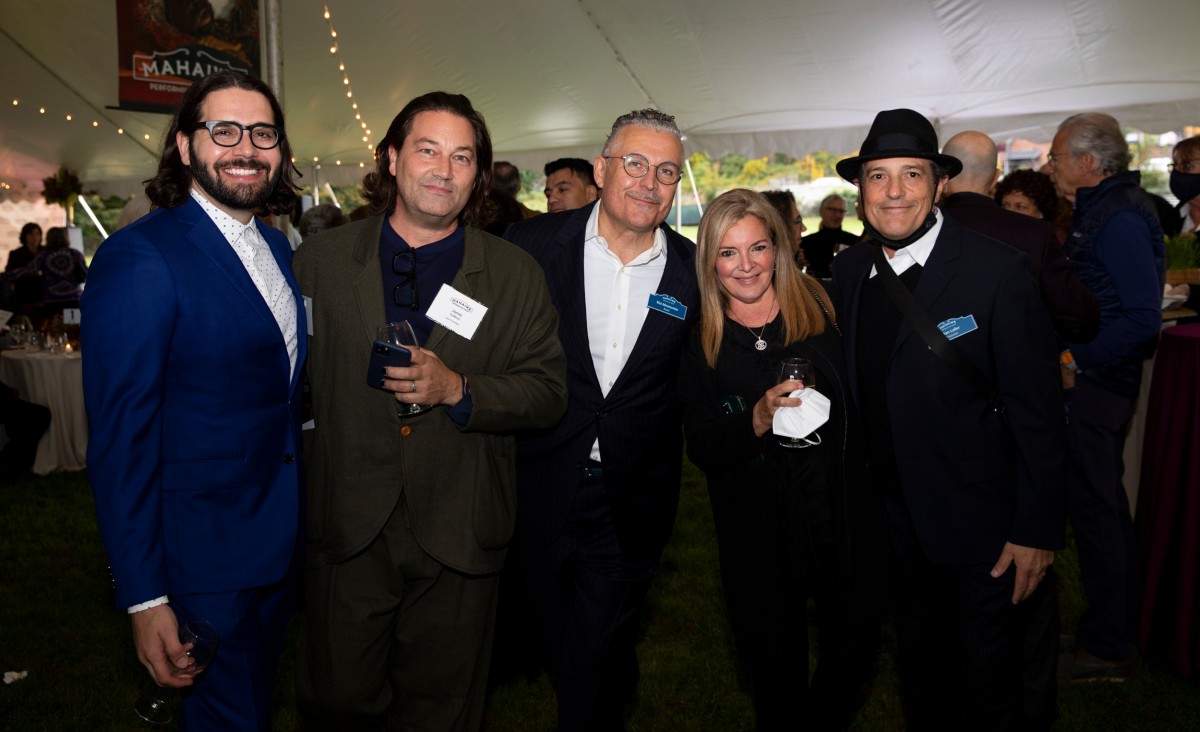 Rob Russo and Jamie DuMont of The Fabulous Invalid Productions, Mahaiwe Board Member Rick Miramontez, Susan Rose, and Mahaiwe Board Treasurer Alan Lafer&nbsp;