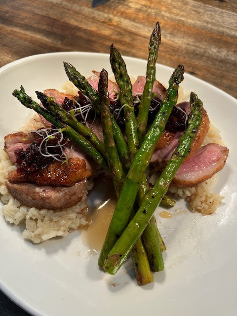 Maple cranberry duck