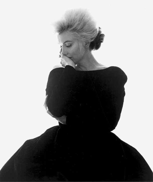 "Marilyn in Vogue," 1962 . Archival pigment print, edition 65/3,000, 33.75" x 27.75" framed. Signed by artist. Image courtesy Sohn Fine Art. "Marilyn in Vogue," 1962 . Archival pigment print, edition 65/3,000, 33.75" x 27.75" framed. Signed by artist. Image courtesy Sohn Fine Art.