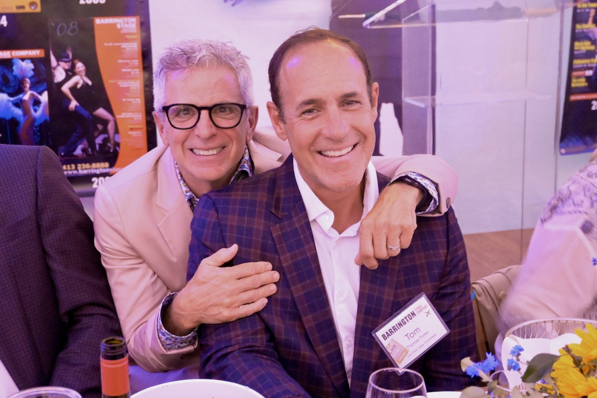 Caterer Dan Mathieu and Thomas Potter