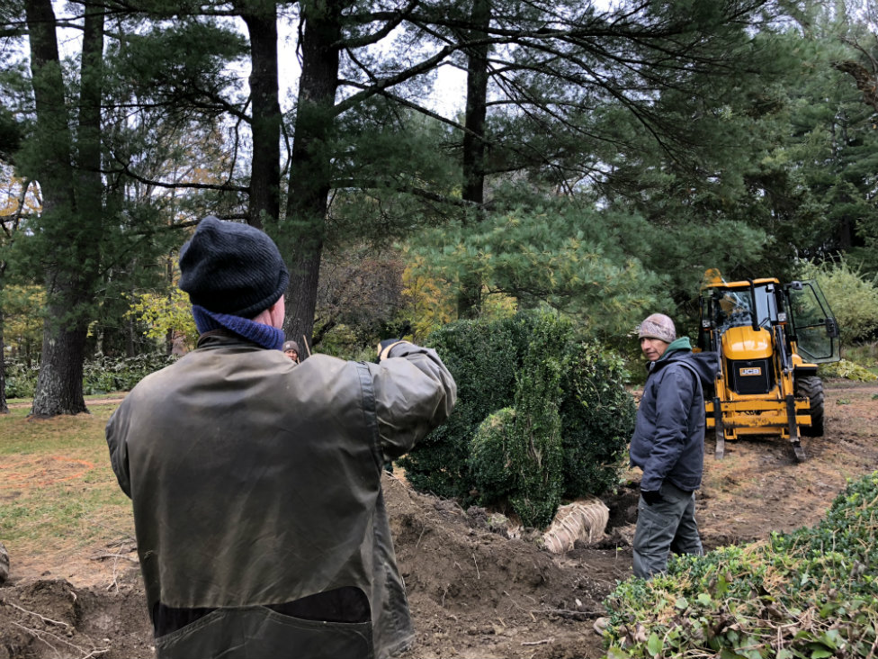 Matt Larkin signals an adjustment.