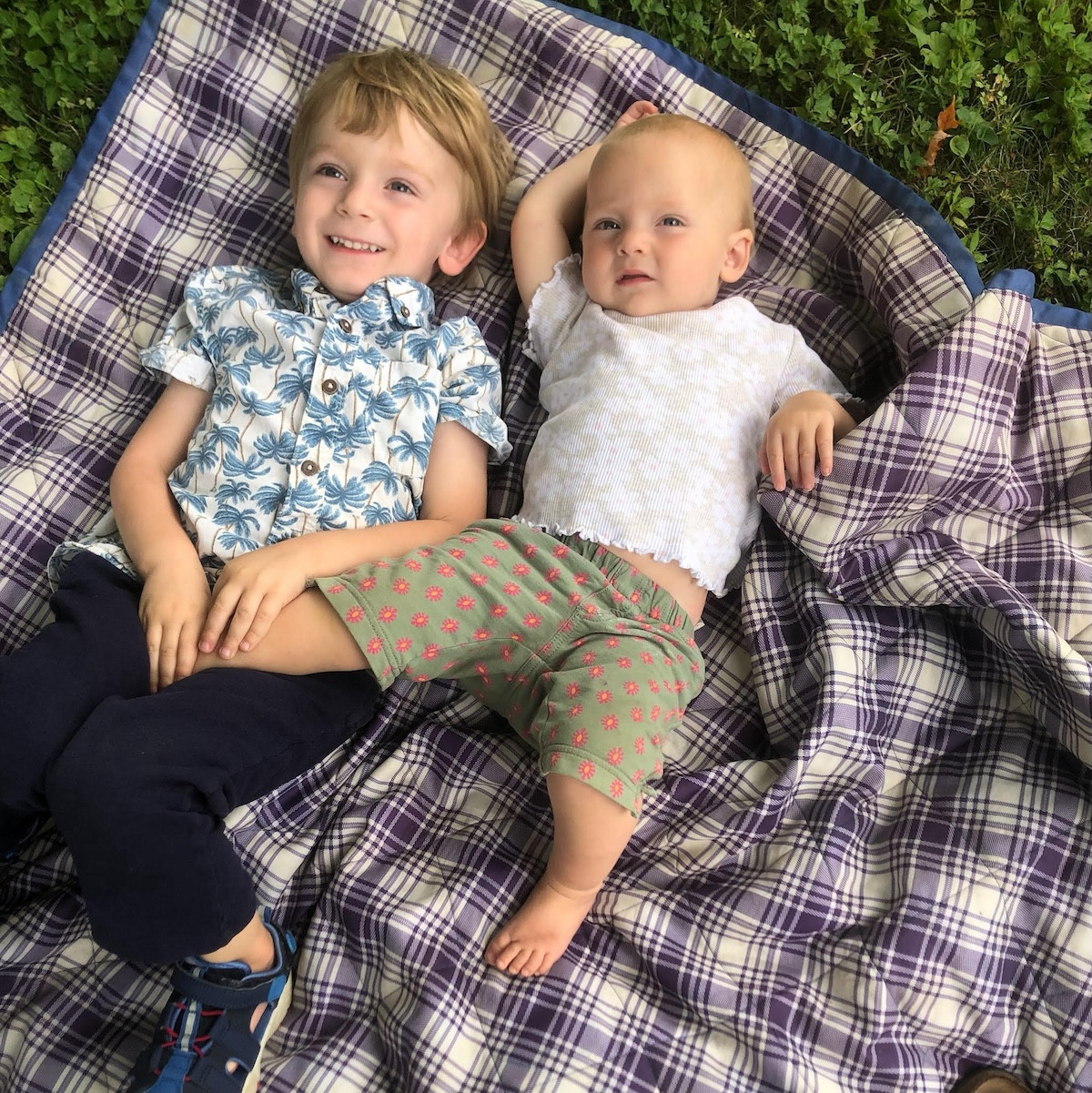 Micah and little sister Chloe