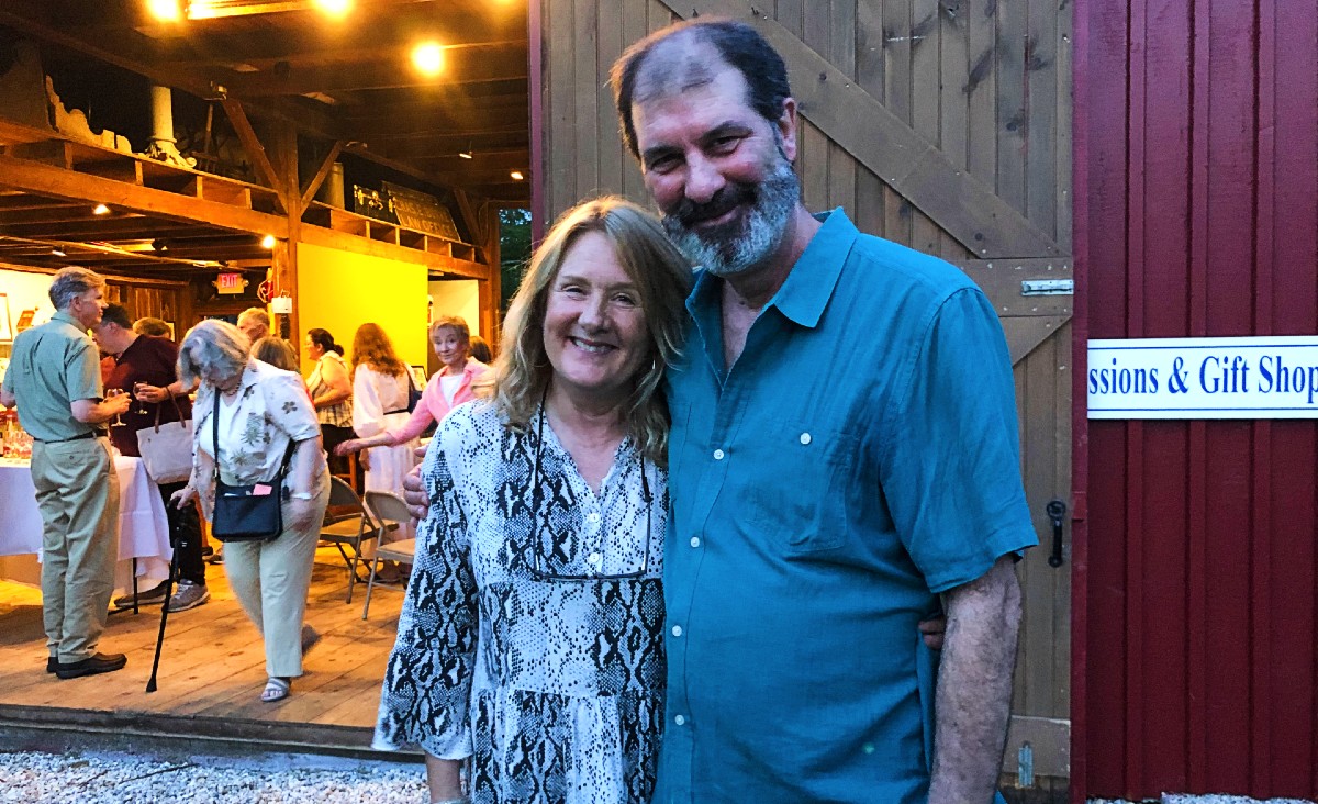 Alison Larkin and head audio engineer Galen Wade.