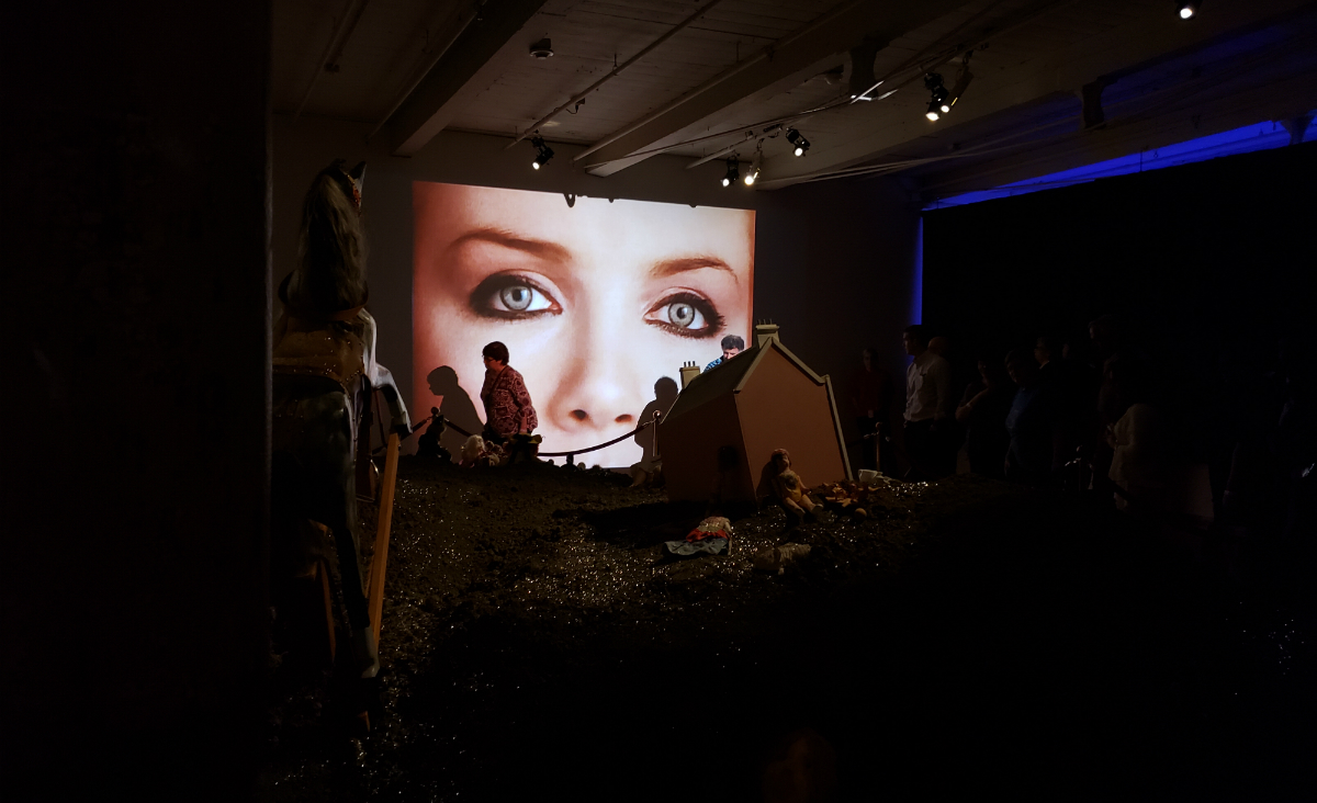 A view from Annie Lennox's exhibit, "Now I Let You Go..."