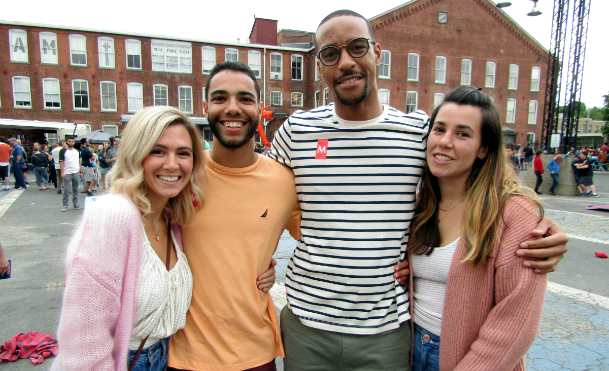 Erica Filiault, Jordan Wood, Devon McRimmon and Gabrielle Gustavis