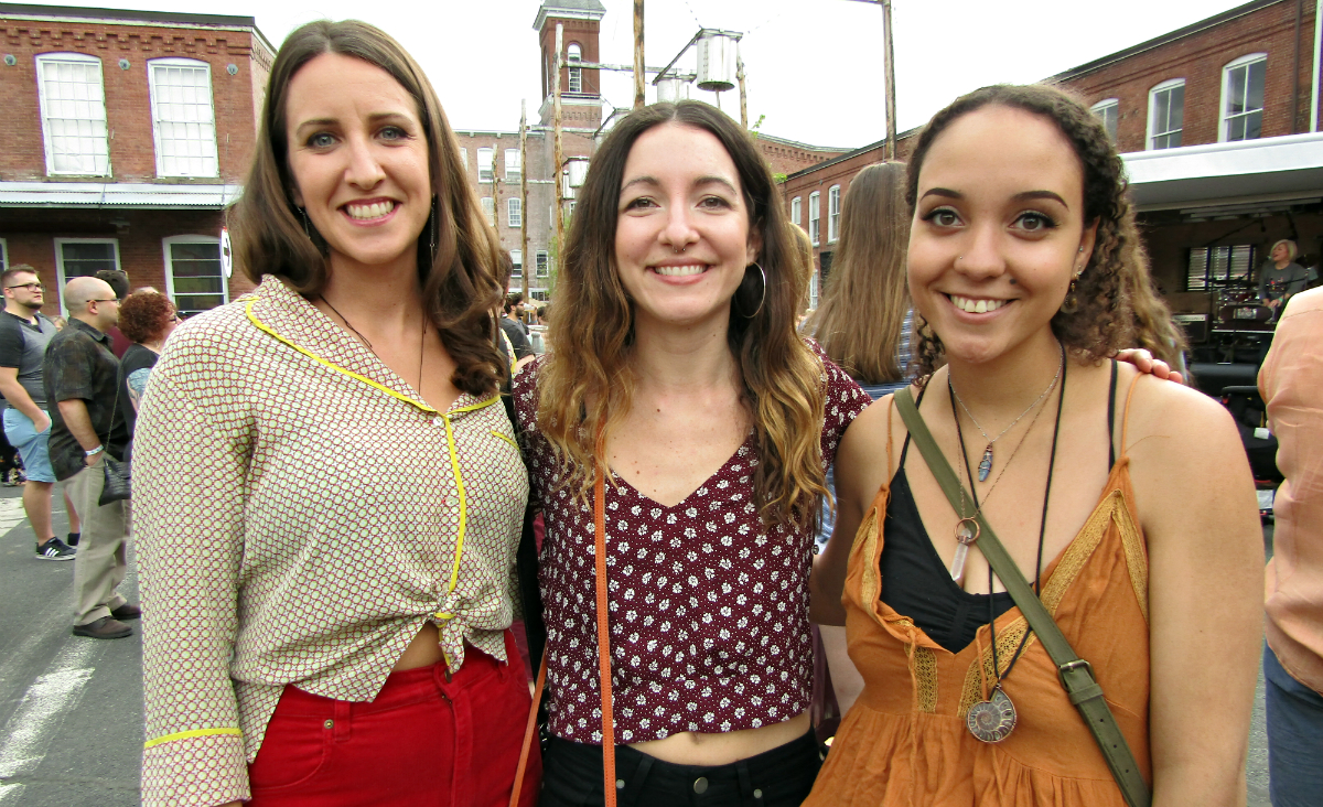 Anna Isaacson, Elysia Nelson and Erica Barreto