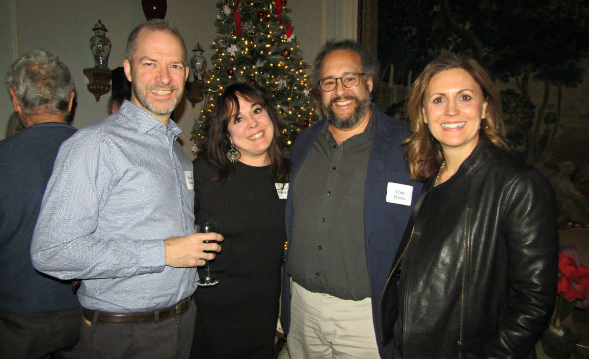 Brendan Mathews, Emily Pulfer-Terino, Dr. Chris Himes and Margaret Keller