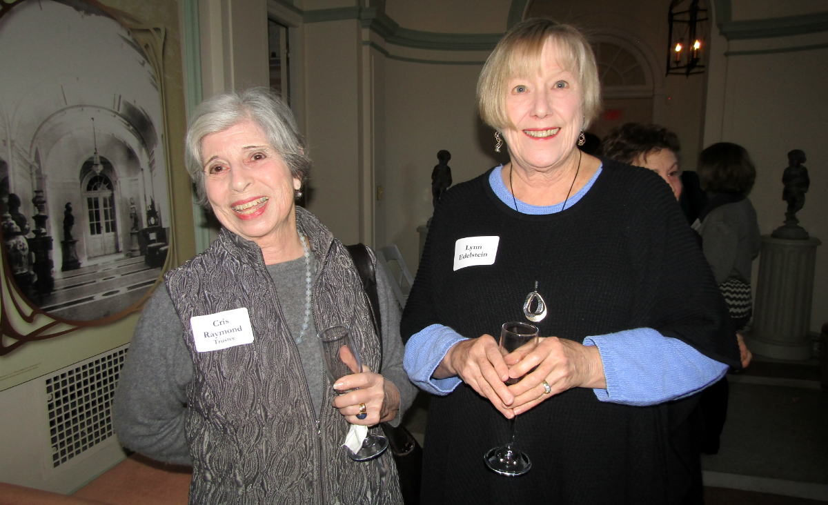 Trustee Cris Raymond and Lynn Edelstein