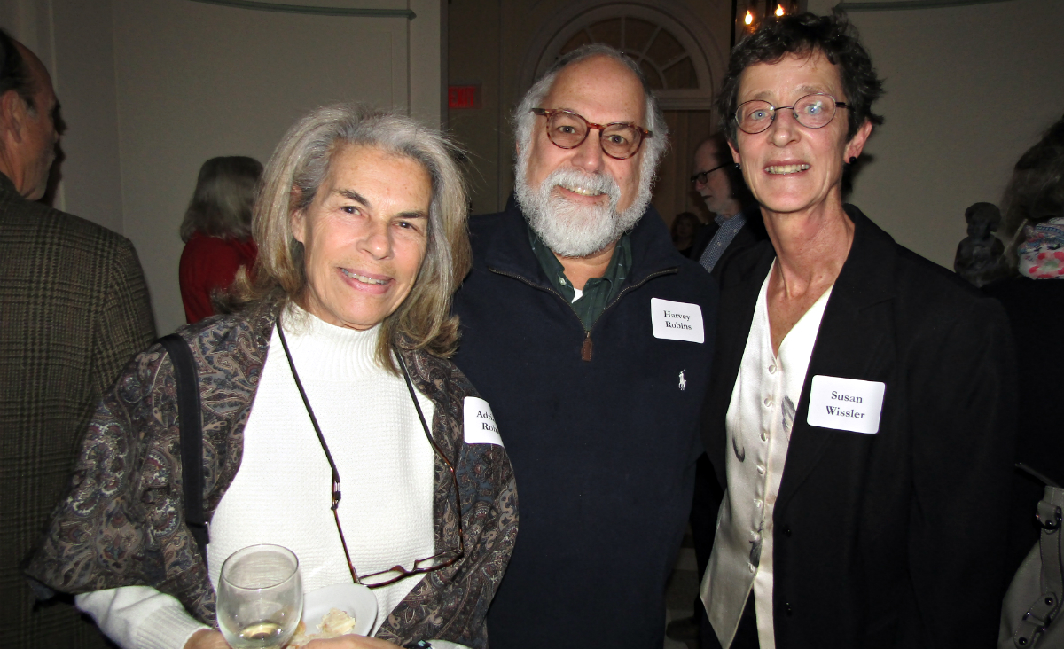 Adrianne and Harvey Robins with The Mount's Executive Director&nbsp;Susan Wissler