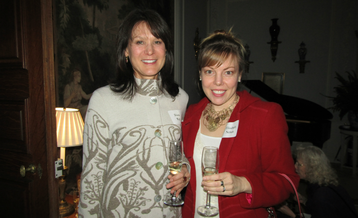 Diana Wall with&nbsp;Elizabeth Nelson of 1Berkshire