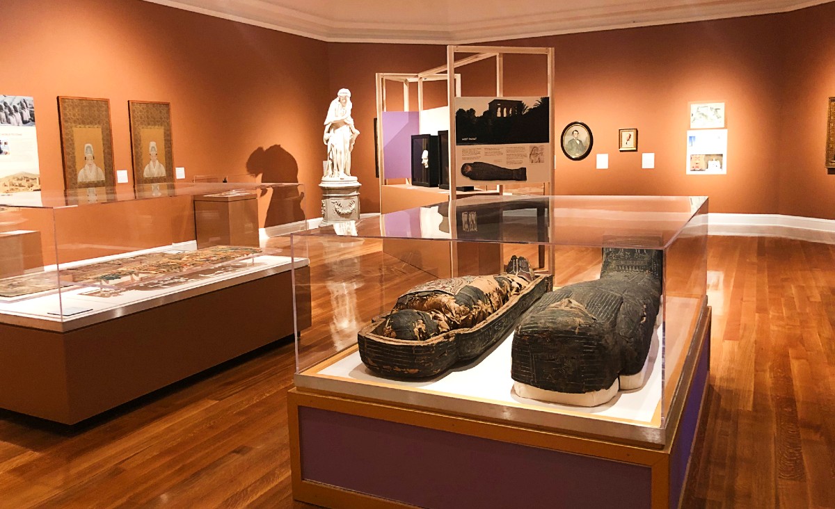 Pahat, the mummy, in its new resting place