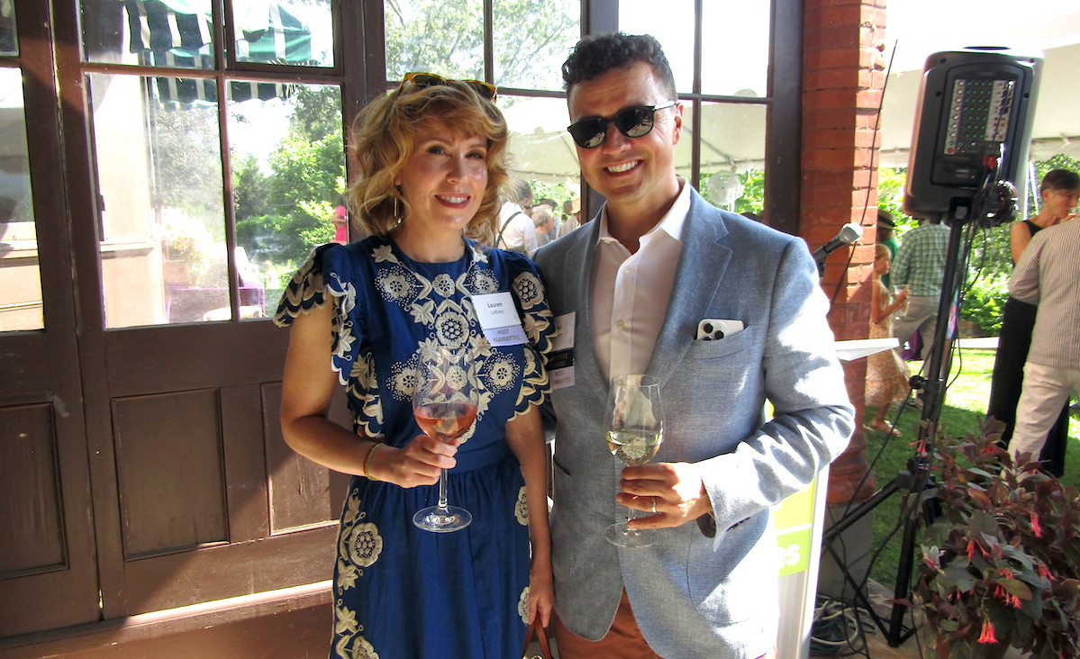 Host committee members Lauren and Paul Leblanc