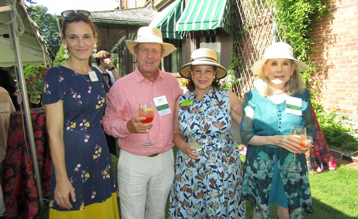 President and CEO of The Trustees&nbsp;Katie Theoharides, host committee member Randy Hawthorne, Trustees' Managing&nbsp;Director of Individual Giving Denise Trapani and Carliss Baldwin, host committee member