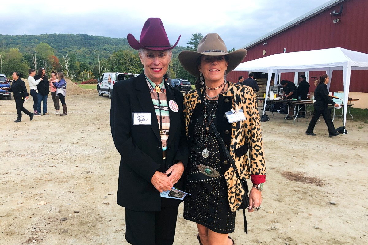 Dorothy Naylor with Claire Pollart of Lance Vermeulen Real Estate Dorothy Naylor with Claire Pollart of Lance Vermeulen Real Estate