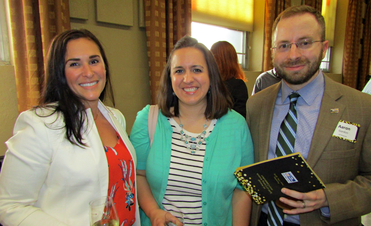 From Williams College: Danielle Gonzalez, Jillian St. John and NBUW board member Aaron Gordon From Williams College: Danielle Gonzalez, Jillian St. John and NBUW board member Aaron Gordon