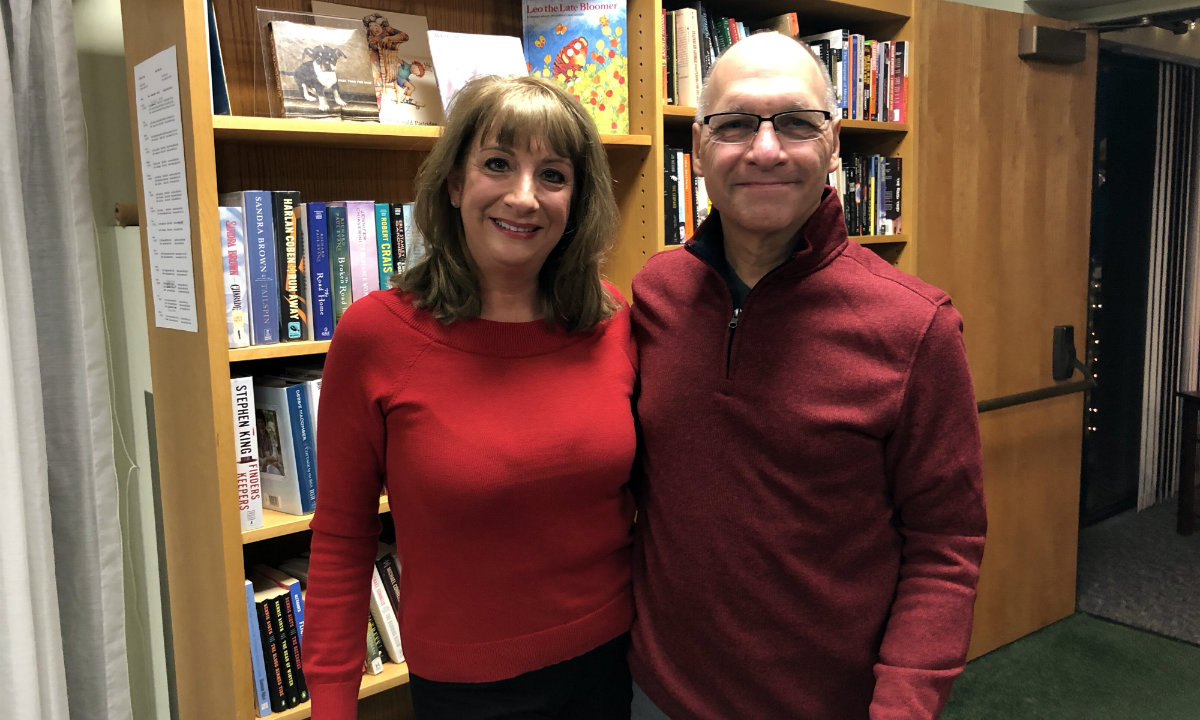 Linda Castaldi, admissions director, and Steven Castaldi