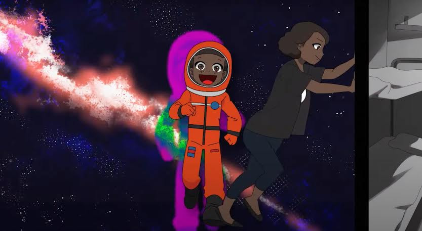 A still from the video for "No Light Yet."