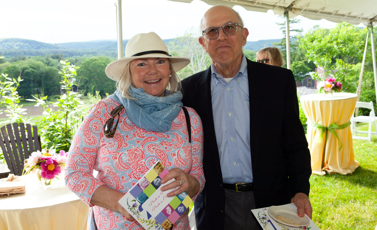 Norman Rockwell Museum Director Laurie Norton Moffatt and Stewart Edelstein