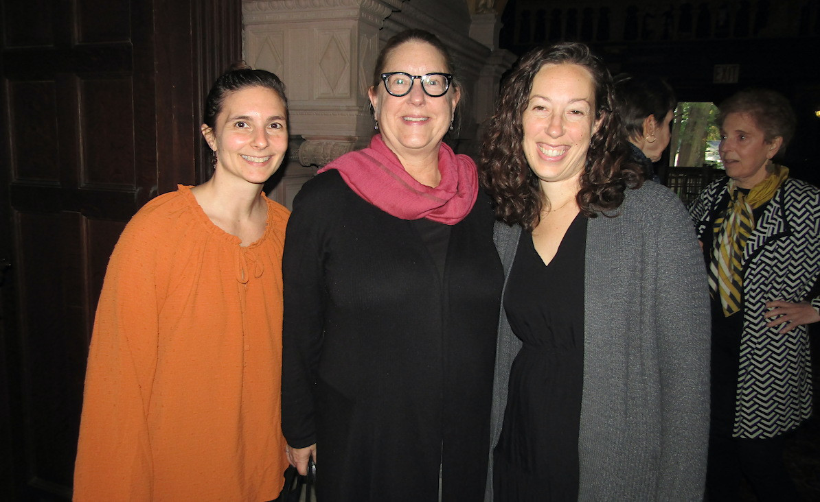 Karrie Buratto and Katherine von Haefen of Berkshire United Way with Morgan Ovitsky, executive director&nbsp;of Berkshire Bounty