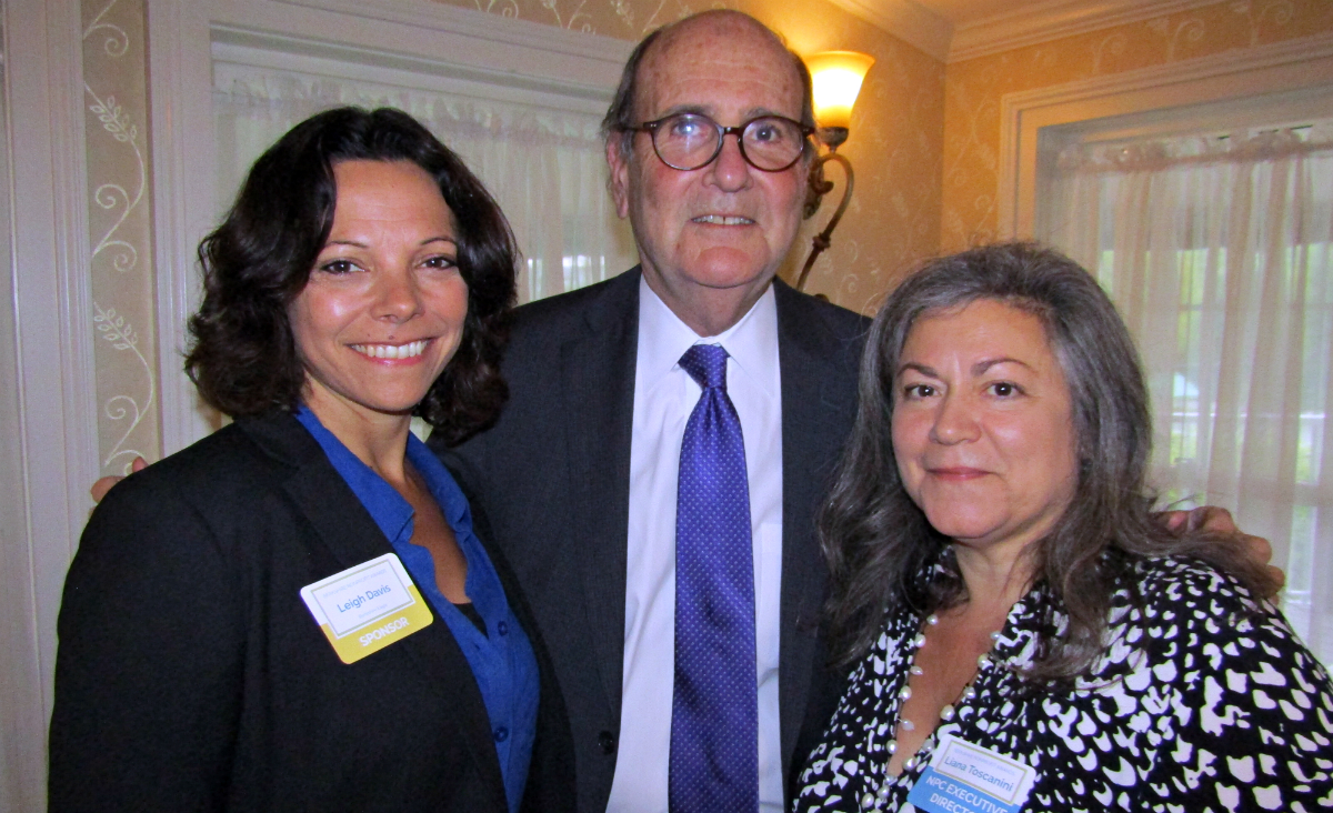 Leigh Davis and Fredric Rutberg of lead sponsor The Berkshire Eagle with NPC founder Liana Toscanini Leigh Davis and Fredric Rutberg of lead sponsor The Berkshire Eagle with NPC founder Liana Toscanini