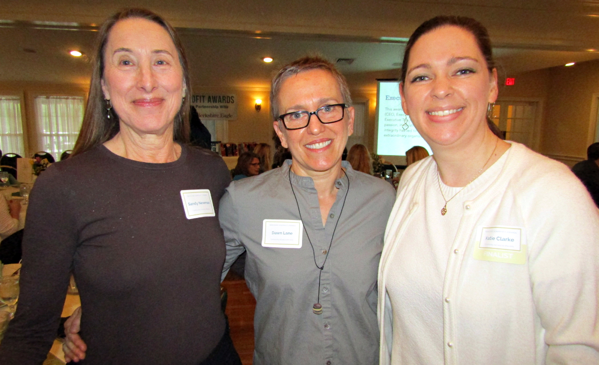 From CATA: founder Sandy Newman, Dawn Lane and Unsung Hero award nominee Katie Clarke From CATA: founder Sandy Newman, Dawn Lane and Unsung Hero award nominee Katie Clarke