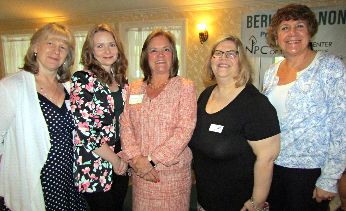 From the Berkshire United Way: Karen Vogel, Breanne Reilly, Executive Leadership award winner Kris Hazzard, Julie Golin and Valerie Schueckler From the Berkshire United Way: Karen Vogel, Breanne Reilly, Executive Leadership award winner Kris Hazzard, Julie Golin and Valerie Schueckler