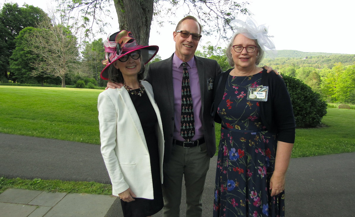 Christine Conklin, James Kistler, and NRM board member Kim Ruffing