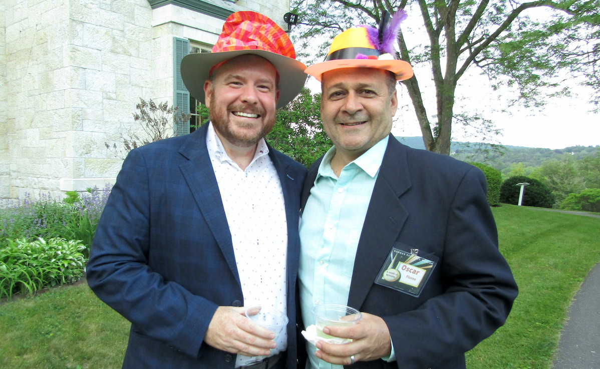 Brendan Mallee and Oscar Flores, fans of the Four Freedoms