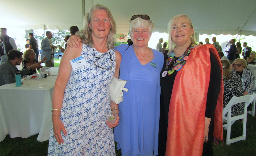 Pat Chory, Cindy McCollum, and Norman Rockwell Museum Director and CEO Laurie Norton Moffatt