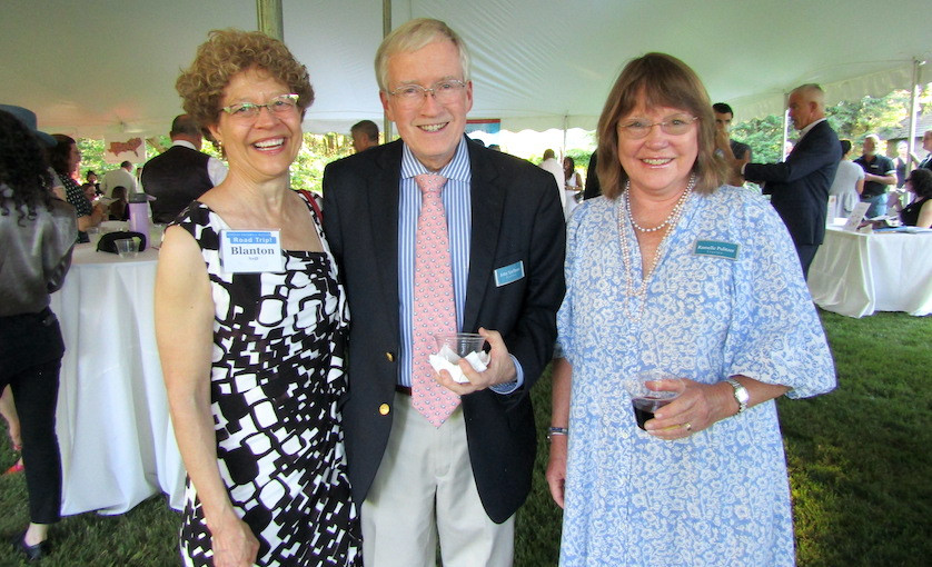 Blanton Neill with&nbsp;Norman Rockwell Museum Trustees John Spillman and Ramelle Pulitzer