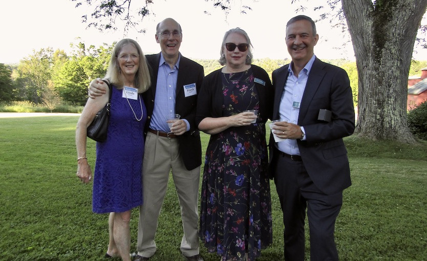 Linda and Frank Russell with new&nbsp;Norman Rockwell Museum Trustees Kim and Tom Ruffing