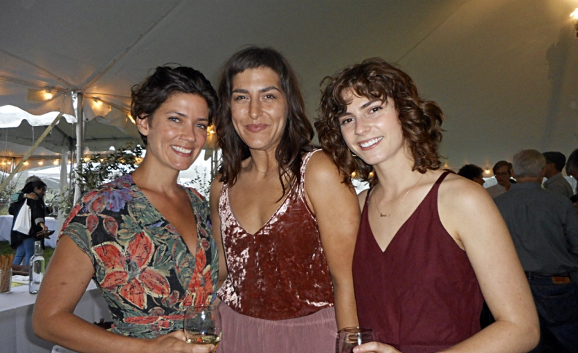 Christie Little, Ashley Rafalow and Sarah Ann Horton at&nbsp;The National Young Farmers Coalition event