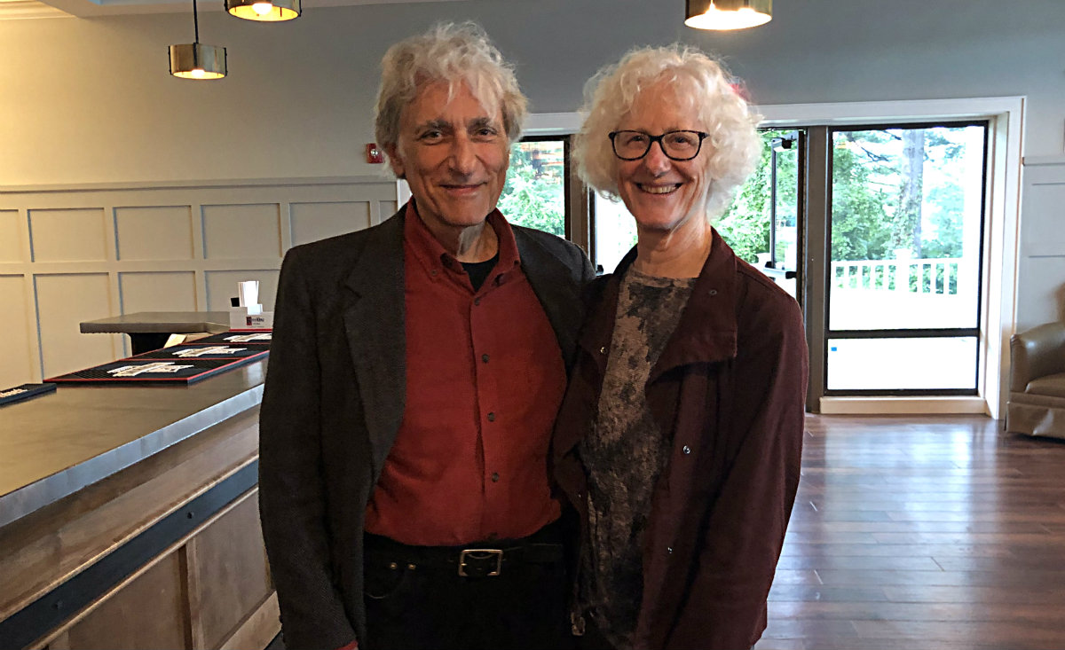 Novelist&nbsp;and OLLI instructor&nbsp;Richard Matturro&nbsp;and Mary Trev Thomas