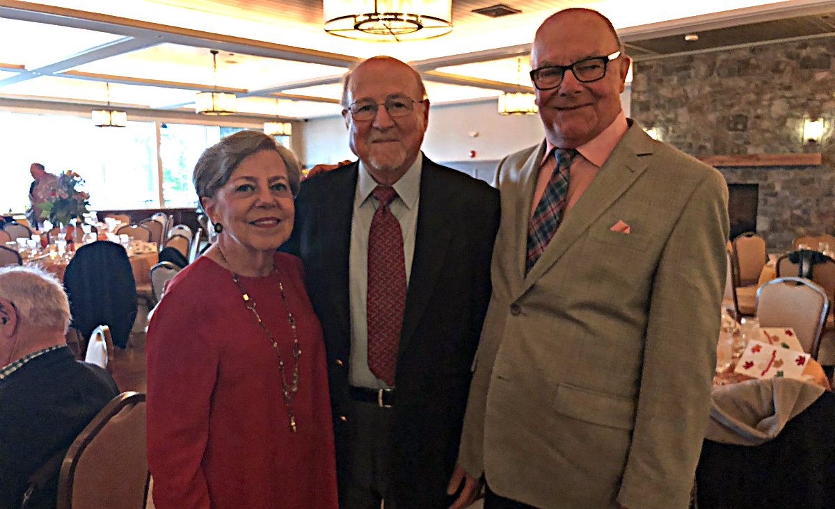 Fran and Joel Wolk with&nbsp;Tom Joelle